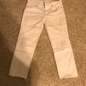 Banana Republic white Crop Jeans Size 29